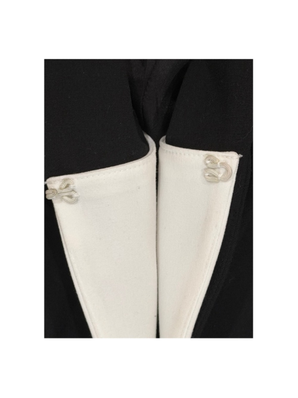 Halogen Black & White Contrast Trim Blazer, Size L - Picture 4 of 7